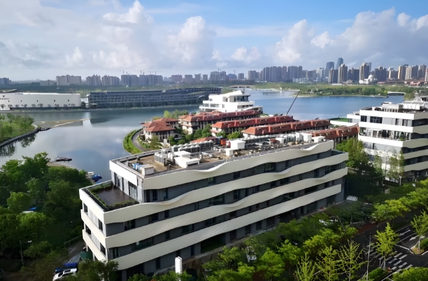 上海奉贤上海之鱼5000㎡独栋酒店出售，湖景头排且区域唯一可售