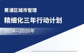 黄浦区人民政府办公室关于印发《黄浦区城市管理精细化三年行动计划（2024—2026年）》的通知